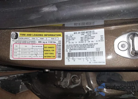 2022 Ford Bronco Sport Outer Banks from USA, damaged, VIN 3FMCR9C61NRD23242